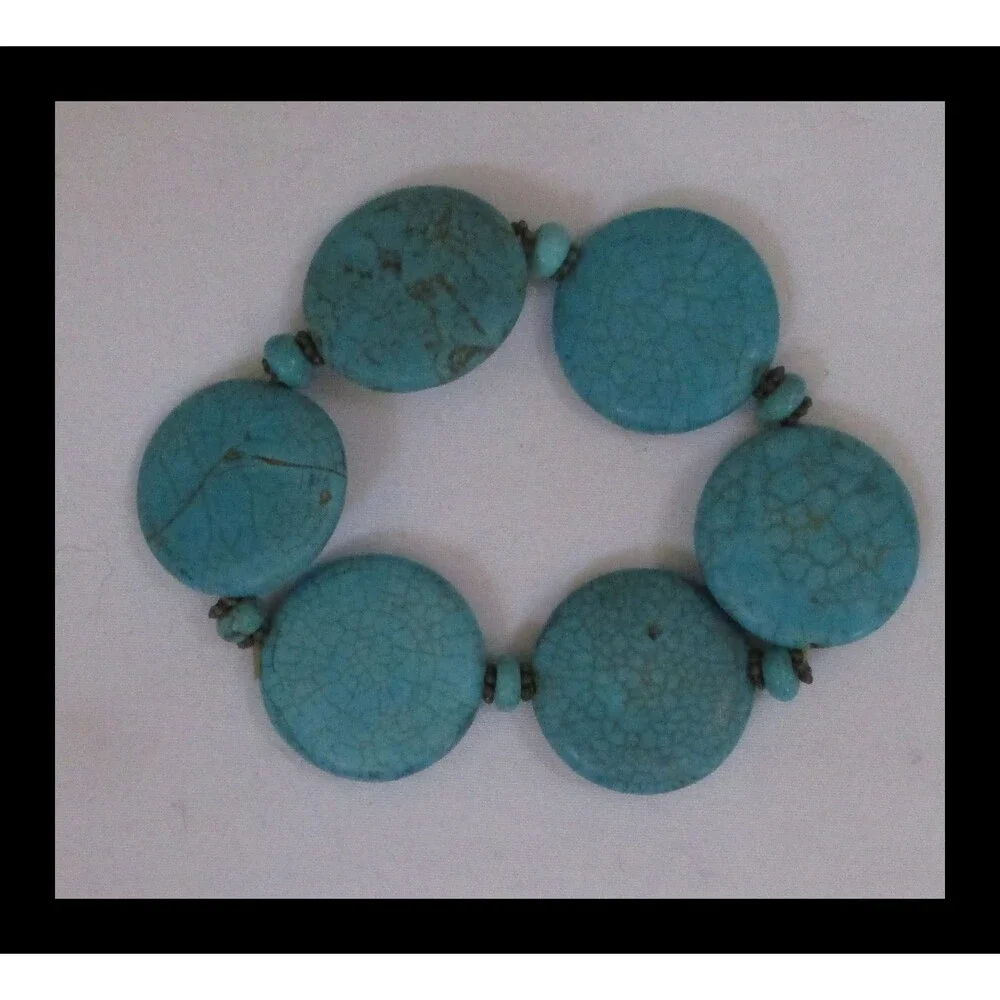 Southwestern Boho Howlite Stretch Bracelet BR-08